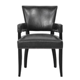 Classic Home Ronan Upholstered Dining Arm Chair Black Model 53005236